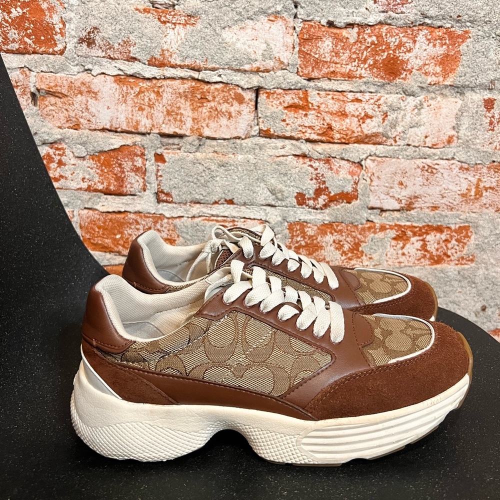 COACH monogram sneakers